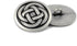 Bezelry 10 Pieces Tiny Celtic Knot Metal Shank Buttons. 25mm (1 inch) (Antique Silver)...