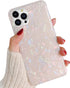 J.west for iPhone 11 Pro Max Opal Case, iPhone 11 Pro Max Phone Case Translucent Clear Women Girl Sparkly Thinfoil Protective Case Cover for iPhon...