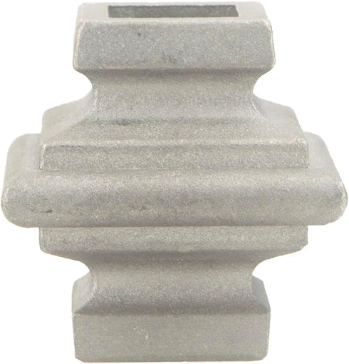 5Pcs Railing Decoration, Fits 5/8'' Cast Iron Split Knuckle Fence for Yard Garden Gate Lawn Fencing,Square Stair Iron Fence Decoration Accessories...