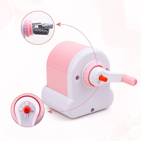 Cute Pencil Sharpener, Kawaii Sharpener Small Handheld Cartoon Pencil Sharpener, Fun Manual Pencil Rainbow Sharpener for Home School Office Suppli...