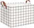 CLOCOR Rectangular Storage Basket,Collapsible Cute Pattern Storage Bin,Waterproof Coating Storage Box with Handles,Gift Baskets,Shelf Basket (whit...