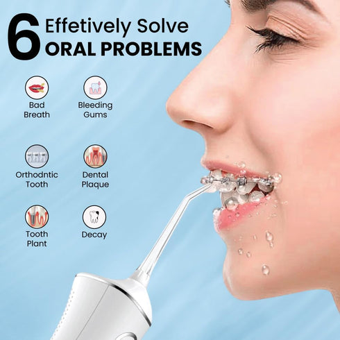 Apollo Water flosser for Teeth Whitening, Dental Care, Gums & Braces Care with 5 Cleaning Modes | 360 Rotatable with 300ML Water Capacity, Waterpr...