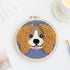 Punch Needle Embroidery kit DIY Dog Cross Stitch Hoop Craft Kits Handcraft Embroidery...