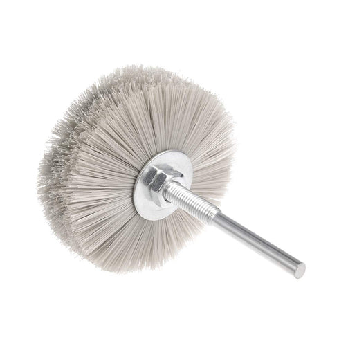 uxcell Nylon Wheel Brush 600 Grits Abrasive Grinding Head with 6mm Threaded Shank...