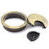 1pc 2 inch (50mm) Metal Desk Grommets for Managing and Hiding Wire Cord Cable Hole Cover Office PC Desk Cable Cord Organizer Zinc Alloy Cover Bron...