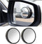2 PCS Car Blind Spot Side Mirror, 2 Inch Reusable Round HD Blind Spot Mirror with Sucker, Universal 360° Wide Angle Glass Convex Side Rear View Mi...