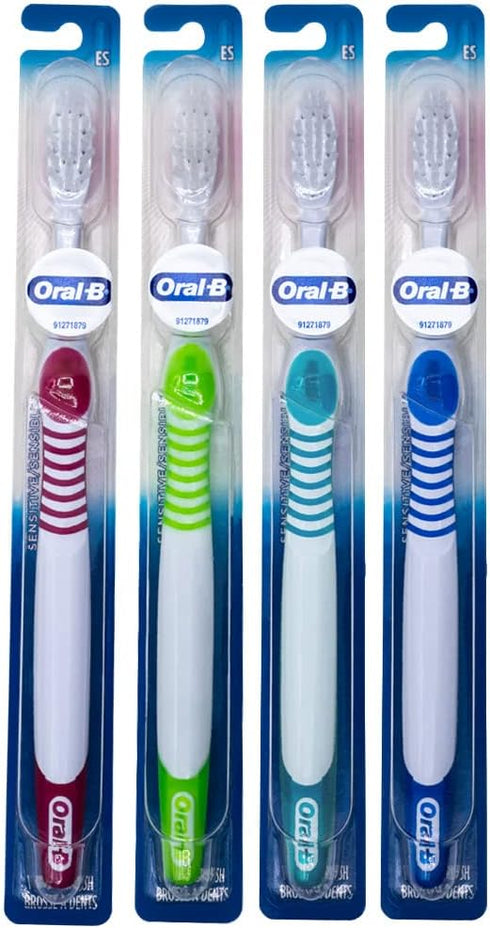 Oral-B Complete Sensitive Toothbrush, 35 Extra Soft - Pack of 4...