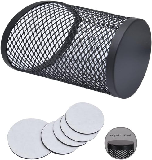 360-Degree Rotating Multi-Functional Pen Holder, 5 Compartments Large Storage Capacity Mesh Desk Organizer, Spinning Desk Office Supplies Storage,...