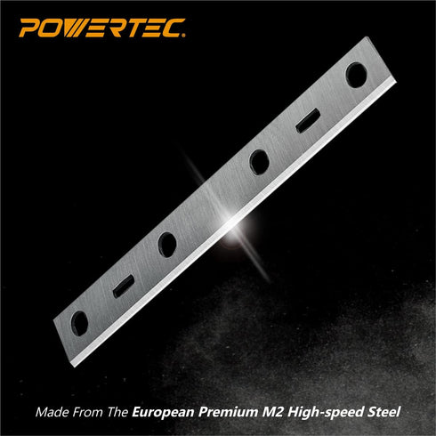 POWERTEC 6 Inch Jointer Blades for Delta 37-071, 37-070, JT-160 Jointer, Replacement for 37-072, 37-372 Jointer Knives, Set of 2 (14801)...