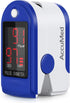 AccuMed CMS-50DL Fingertip Pulse Oximeter Blood Oxygen SpO2 Sports and Aviation Fingertip Monitor w/ Carrying case, Lanyard Silicon Case & Battery...