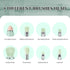 Travel Makeup Brushes Set, START MAKERS Retractable 8 in 1 Mini Powder Brush Beauty Sponge Blender, Synthetic Portable Foundation Blush Concealers...
