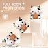 Cute Boba Tea Cow Airpods Case with Cleaner kit,3D Cartoon Funny Kawaii Fashion with Keychain for Girls Boys Kids for Airpod Case 2nd&1st Generati...