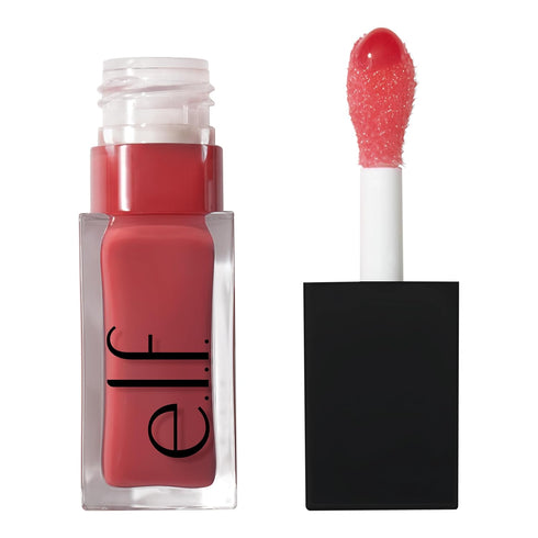 e.l.f. Glow Reviver Lip Oil, Nourishing Tinted Lip Oil For A High-shine Finish, Infused With Jojoba Oil, Vegan & Cruelty-free, Rose Envy...