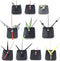 20Sets Black Quartz Clock Movements Mechanism Quartz Clock Motor with Hands Silent Sweep Wall Clock Cross Stitch Battery Operated Wall Clock Movem...