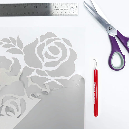 Siser StripFlock Pro Heat Transfer Vinyl 11.8" x 12" Sheet (White) - Compatible with Siser Romeo/Juliet & Other Professional or Craft Cutters - La...