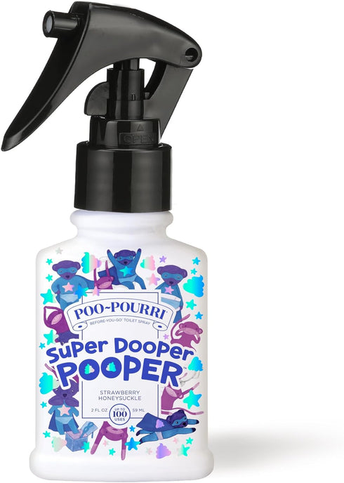 Baby-Pourri Super Dooper Pooper Odor Freshener Spray, 2 Fl Oz - Strawberry and Honeysuckle...