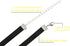 14.5 Inch Simple Black Velvet Choker Necklace with 304 Stainless Steel Chain for Women Birthday Party Wedding Jewelry Gifts...