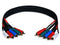 Monoprice 1.5ft 22AWG 5-RCA Component Video/Audio Coaxial Cable (RG-59/U) - Black...