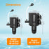 AquaMiracle Aquarium Powerhead Pump with Double Water Outlet & Aeration, 210GPH Fish Tank Water Pump Wave Maker for Aquarium, Submersible Aquarium...
