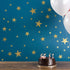 Star Wall Decals (189 Count) - Gold Star Decals for Nursery, Removable Peel and Stick, Vintage Gold...