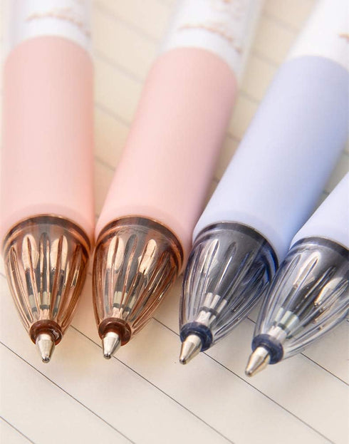 Cherry Multicolor Ballpoint Pens Set 0.7mm Ball Point Pen 4 Color Ink (Black, Blue, Red, Green) in One Retractable Ballpoint Pen (12pcs)......