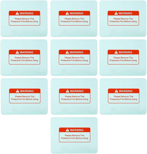 Clear Welding Lens,Deko Welding Screen Clear 10PCs Welding helmet lens cover Transparent Protective Plate Clear Polycarbonate Round Corner 116 x 9...