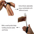Adaptive Aid Elastic Utensil Cuff Holder Strap 2 Pieces Adjustable Eating Assistance Hand Strips for Kids and Elderly Tremor Patients with Limited...