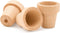 Small Wooden Flower Pot 1-1/6 x 1-inch, Pack of 12 1 inch Mini Pots, 1 Flower Pots to Paint & Plant, by Woodpeckers...