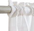 jinchan Linen Valance for Kitchen Living Room Rod Pocket Small Window Curtain Flax Linen Textured Valance Curtain Farmhouse Country Rustic Window ...