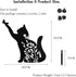 Metal Black Cat Stake Garden Garden Statue, Yard Decoration Art Lawn, Cat Gifts for Cat Lovers, Outdoor Home Decoration Metal Animal Statue...
