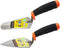 2 Pcs Pointing Trowel and Gauging Trowel Set,6" Masonry Hand Tool Set with Soft Grip Handle,Margin Trowel Bricklaying Trowel Building Products (6 ...