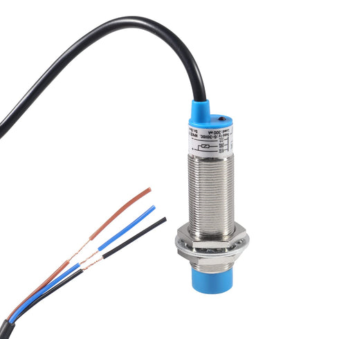 3Pcs LJ18A3-8-Z/BX NPN NO Inductive Proximity Sensor Switch Detector 8mm Detecting Distance DC 6-36V M18 Approach Switch 300mA 3 Wire LJ18A3-8-Z/B...