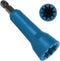 1 Pcs Wire Nut and Twister Tool for Drills - 1/4" Chuck Wire Connector Driver, Blue Wire Twisting Tool...