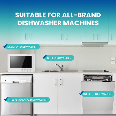 Dishwasher Cleaner and Deodorizer 28 Tablets: Maravello Dish Washer Machine Deep Clean Descaler Pods for Cleaning Heavy Duty Grease, Limescale, Ha...