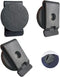 3 PCS Belt Magnetic Clips Heavy Duty Magnetic Tool Holder Black Magnet Belt Organizer for Screws Nails Screwdrivers Wrench Metal Accessories (Medi...