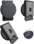 3 PCS Belt Magnetic Clips Heavy Duty Magnetic Tool Holder Black Magnet Belt Organizer for Screws Nails Screwdrivers Wrench Metal Accessories (Medi...