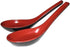 JapanBargain 2384, Set of 6 Soup Spoons Japanese Soup Spoons Chinese Soup Spoons Rice Spoons Pho Spoons Ramen Soup Spoons Wonton Soup Spoons, Blac...