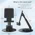 Phone Stand for Desk, 360 Degree Rotating Phone Stand Adjustable Cell Phone Stand Accessories Portable Smart Phone Stands Foldable Holder for Desk...