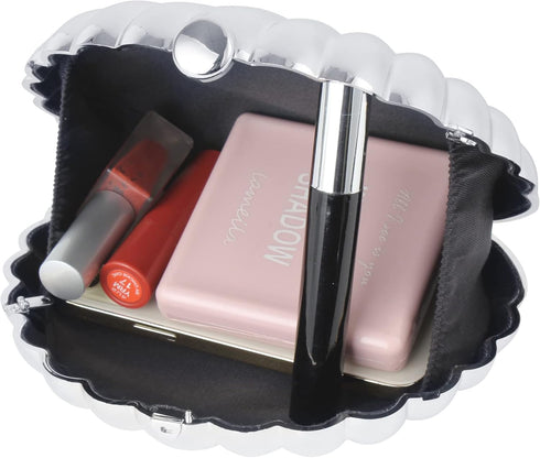 Women Evening Bag Acrylic Clutch Purse Shell Shape Shoulder Cross-body Bag Chain Box Bag...