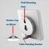 Waterproof Hanging Wall Clock Shower Timer, Large Digital Bathroom Alarm Clock for Kids, Big Visual Kitchen Cooking Countdown Timer, Bath Temperat...