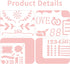 38 Pcs Journal Stencils Planner Stencils for Painting DIY Season Drawing Templates for Notebook Diary Scrapbook Journal 5.1" X 7.9"...
