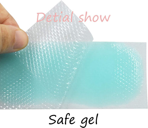 20 Sheets Fever Cooling Gel Patches, Cooling Forehead Strips Cool Gel Pads for Dog Foot Baby Kids Children Adult Relieve Headache,Toothache Pain, ...