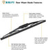 Rear Windshield Wiper Arm Blade Set for Jeep Grand Cherokee 1999-2004 SUV Rear Windshield Window Wiper Kits Assembly Replaces OE# 5102882AA...