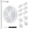 RGBZONE 10Pcs ???????? ?????? ?????? ?????????? ???? ???????? ???????????????????? and 32.8ft 3Pin LED Extension Wire for 8mm Wide IP20/IP65 WS281...