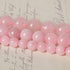 45pcs 8mm Natural Stone Beads Rose Quartz Beads Crystal Gemstone for Jewelry Making, DIY Bracelet Necklace...