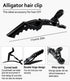 AKOAK 6 PCS Professional Anti slip Crocodile Clip - Large Styling Hair Clip for Women's Thick Hair, Dyeing or Hair Care Partition Positioning Clip...