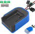 EID 2 Pack for Power Wheel Battery Adapter Fit for Kobalt 24V Battery with Wire Connector, 14 Gauge Wire, 30Amp Fuse and Switch Button, DIY Use fo...
