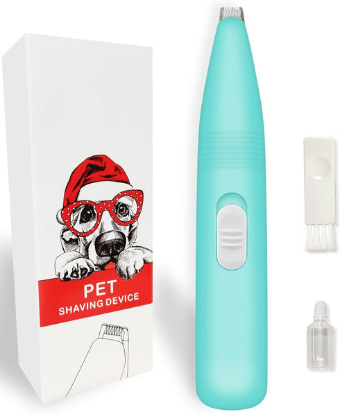Dog Grooming Clippers, Dog Paw Trimmer with Detachable Ceramic Blade for Trimming Small Areas of Pet's Hair, Low Noise Paw Grooming Shaver for Cat...