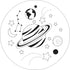 Celestial Embroidery Pattern Transfers (set of 10 hoop designs!)...