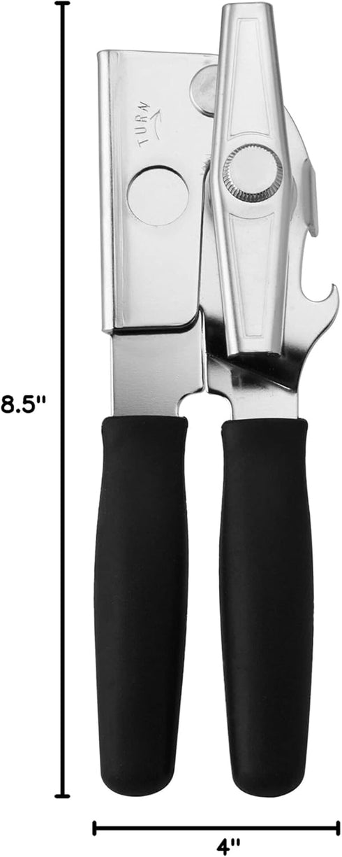 Swing-A-Way Comfort Comfort Grip Can Opener - All-Steel Construction, Smooth - Easy to Use, High-Carbon Cutting Wheel, Integrated Bottle Opener, E...